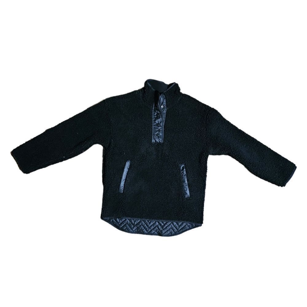 Women's ATHLETA Cozy Sherpa Snap Sweatshirt Small‎
